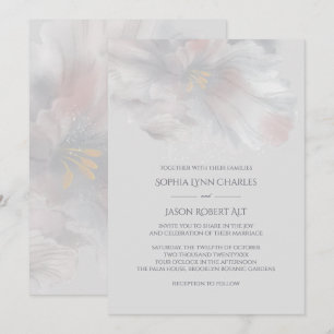 Waterverf Iris Wedding Kaart