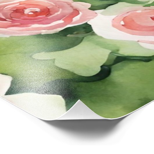 Waterverf Irish House Country Foto Afdruk (Hoek)