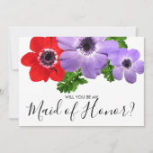 Waterverf is mijn dienstmeisje van de eervolle bru kaart (Voorkant)