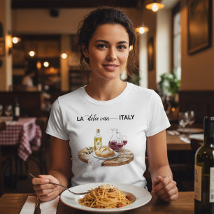 Waterverf Italiaanse tafel La Dolce Vita Tri-Blend Shirt