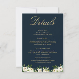 waterverf ivoor wit bloeit bruiloft details RSVP kaartje