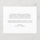 Waterverf Ivory Peony en Roos Hartelijk dank (Achterkant)