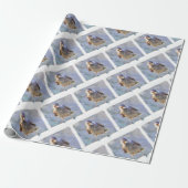 Waterverf Jackdaw Cadeaupapier (Uitgerold)
