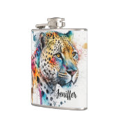 Waterverf Jaguar Heupfles (Links)