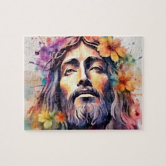 Waterverf Jesus Legpuzzel (Horizontaal)