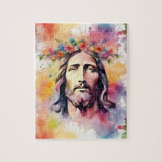 Waterverf Jesus Legpuzzel (Verticaal)