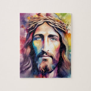 Waterverf Jesus Legpuzzel