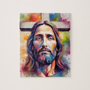 Waterverf Jesus Legpuzzel
