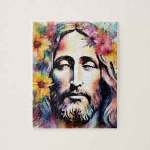 Waterverf Jesus Legpuzzel