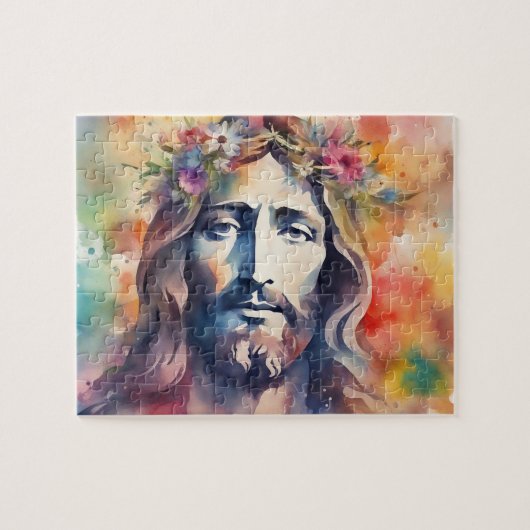 Waterverf Jesus Legpuzzel (Horizontaal)