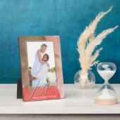 Waterverf Joyful kerstfoto Fotoplaat (Zijkant)