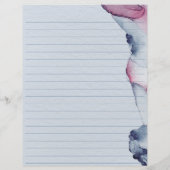 Waterverf Julia Floral Writing Paper (Achterkant)