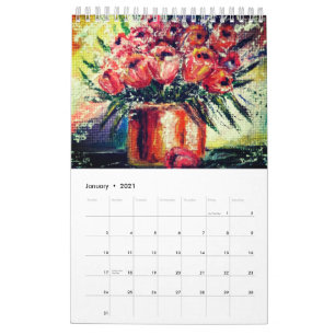Waterverf Kalender Art Painting