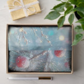 Waterverf kardinaal Snowy Forest Decoupage Tissuepapier (Geschenk)