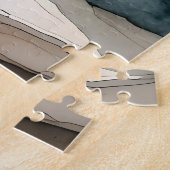 Waterverf Kat Zittend op Venster Ledge Puzzel (Zijkant)