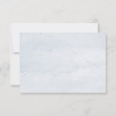 Waterverf Katoen Plant | Bruiloft RSVP (Achterkant)