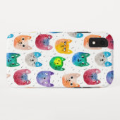 Waterverf katten en vrienden Case-Mate iPhone case (Achterkant (horizontaal))