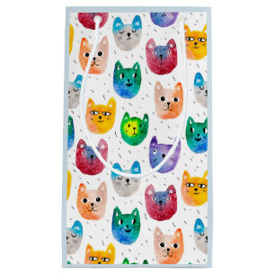 Waterverf katten en vrienden klein cadeauzakje
