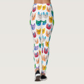 Waterverf katten en vrienden leggings (Achterkant)
