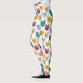 Waterverf katten en vrienden leggings (Links)