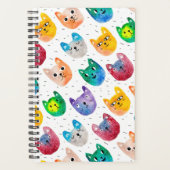 Waterverf katten en vrienden planner (Voorkant)