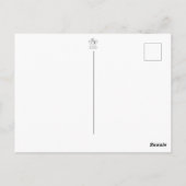  Waterverf kerst Briefkaart (Achterkant)