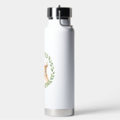 Waterverf Kerst Caribou Paar Waterfles (Links)