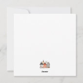  Waterverf Kerst gepersonaliseerd Feestdagenkaart (Achterkant)