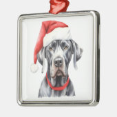 Waterverf Kerst Grote Deen Ornament (Links)