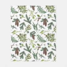 Waterverf Kerst Natuur & Bos Illustratie