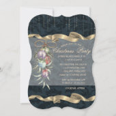 Waterverf kerstballen, Damascus-kerstfeest Kaart (Voorkant)