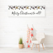 Waterverf kerstbanner spandoek (Insitu)