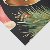 Waterverf kerstbellen tissuepapier (Detail)