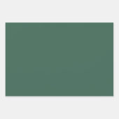 Waterverf kerstbomen op wit inpakpapier vel (Voorkant 2)