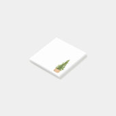 Waterverf kerstbomen post-it® notes (Schuin)