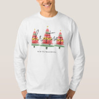 Waterverf kerstbomen