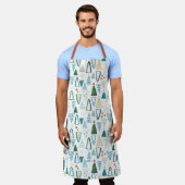 Waterverf kerstboom Apron Schort (Gedragen)