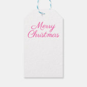 Waterverf  kerstboom cadeaulabel (Achterkant)