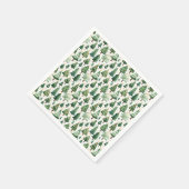 Waterverf kerstboom Napkins Servet (Hoek)