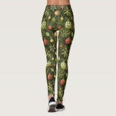 Waterverf kerstboom ornament leggings (Achterkant)