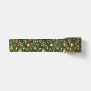 Waterverf kerstboomversiering lint