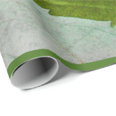 Waterverf kerstcactus cadeaupapier (Rol Hoek)