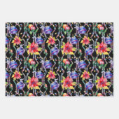 Waterverf kerstDesign Inpakpapier Vel (Voorkant 2)