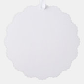 Waterverf kerstdieren Ornament Kaart (Achterkant)