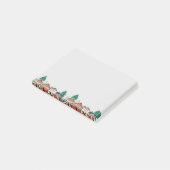 Waterverf kerstdorpshuis post-it® notes (Schuin)