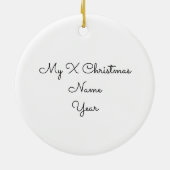 waterverf kersteekhoorn keramisch ornament (Achterkant)