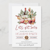 Waterverf kerstfeest kaart (Voorkant)