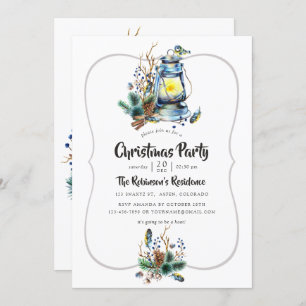 Waterverf kerstfeest kaart