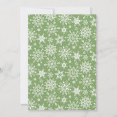 Waterverf kerstfeest op feestdag kaart (Achterkant)