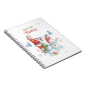 Waterverf kerstfeestdagen notitieboek (Rechterzijde)